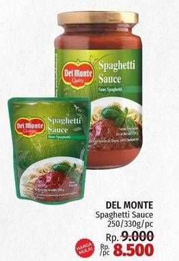 Promo Harga Del Monte Spaghetti Sauce 250/330g/pc  - LotteMart