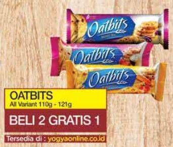Promo Harga Oatbits Biskuit All Variants 110 gr - Yogya