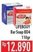 Promo Harga LIFEBUOY Bar Soap per 4 pcs 110 gr - Hypermart