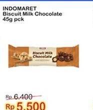 Promo Harga INDOMARET Biscuit Milk Chocolate 45 gr - Indomaret