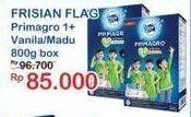 Promo Harga FRISIAN FLAG Primagro 1+ Madu, Vanilla 800 gr - Indomaret