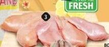 Promo Harga Ayam Dada/Paha Tanpa Tulang & Kulit per 100 gr - LotteMart