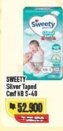 Promo Harga Sweety Silver Comfort Perekat NB-S40 40 pcs - Alfamart