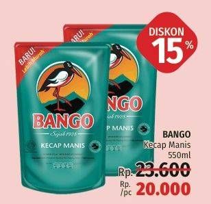 Promo Harga BANGO Kecap Manis 550 ml - LotteMart