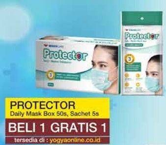 Promo Harga WINGS CARE Protector Daily Masker Kesehatan Box/Sachet  - Yogya