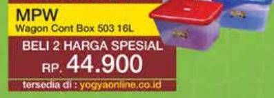 Promo Harga MPW Wagon Container 503 16000 ml - Yogya