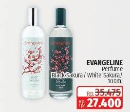 Promo Harga Evangeline Eau De Parfume Black Sakura, White Sakura 100 ml - Lotte Grosir