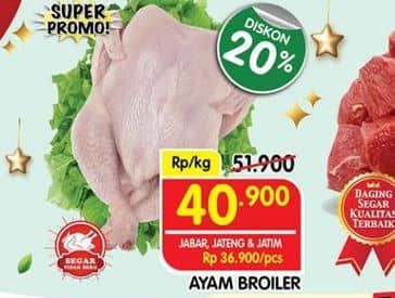 Promo Harga Ayam Broiler 1 kg - Superindo