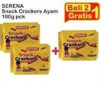 Promo Harga SERENA Snack Crackers Rasa Ayam 100 gr - Indomaret