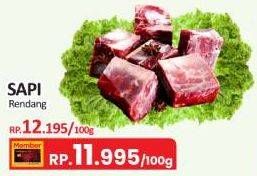 Promo Harga Daging Rendang Sapi per 100 gr - Yogya