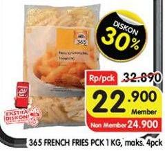 Promo Harga 365 French Fries 1000 gr - Superindo