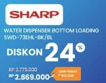 Promo Harga Sharp SWD-73 EHL BK  - Electronic City