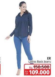 Promo Harga Er Ladies Basic Jeans  - Lotte Grosir