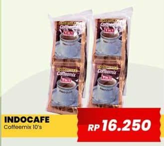 Promo Harga Indocafe Coffeemix 3in1 per 10 sachet 20 gr - Yogya
