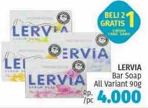Promo Harga LERVIA Bar Soap All Variants 90 gr - LotteMart