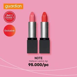 Promo Harga NOTE Mattever Lipstick 4 gr - Guardian