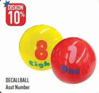 Promo Harga DECALL Ball Number  - Hypermart