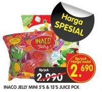 Promo Harga INACO Mini Jelly 5s / Juice 15s  - Superindo