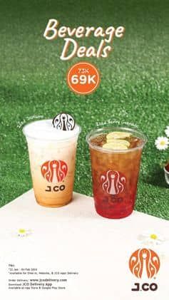 Promo Harga Beverage Deals  - JCO