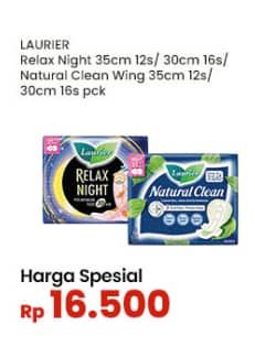 Promo Harga Laurier Relax Night/Natural Clean  - Indomaret