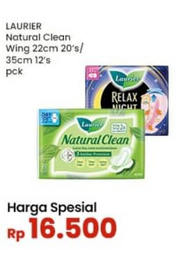 Promo Harga Laurier Natural Clean/Relax Night  - Indomaret