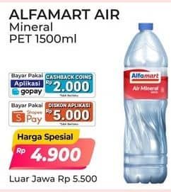 Promo Harga Alfamart Air Mineral 1500 ml - Alfamart