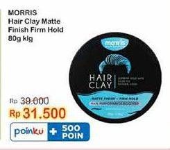Promo Harga Morris Hair Clay 80 gr - Indomaret