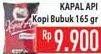 Promo Harga Kapal Api Kopi Bubuk Special 165 gr - Hypermart