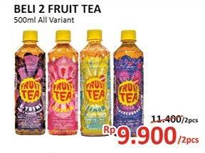 Promo Harga SOSRO Fruit Tea All Variants per 2 botol 500 ml - Alfamidi