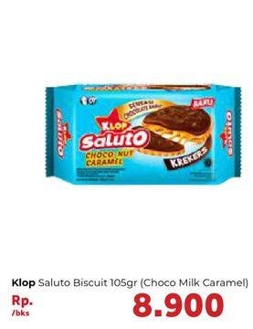 Promo Harga KLOP Saluto Cheese, Choconut Caramel 105 gr - Carrefour