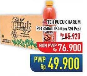 Promo Harga Teh Pucuk Harum Minuman Teh per 24 pet 350 ml - Hypermart