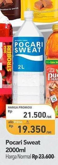Promo Harga Pocari Sweat Minuman Isotonik Original 2000 ml - Carrefour