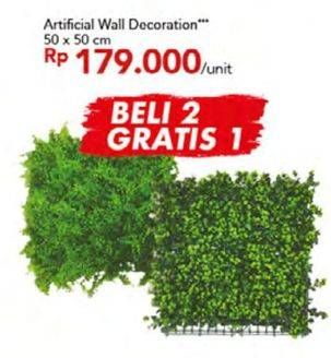 Promo Harga Artificial Green Wall  - Carrefour