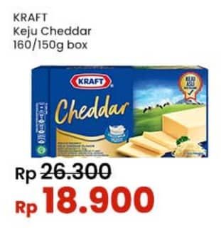 Promo Harga Kraft Cheese Cheddar 160 gr - Indomaret
