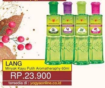 Promo Harga CAP LANG Minyak Kayu Putih Aromatheraphy Reguler 60 ml - Yogya