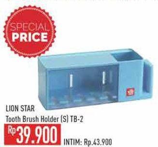Promo Harga Lion Star Toothbrush Holder  - Hypermart