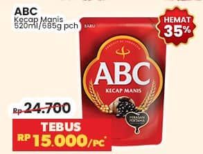 Promo Harga ABC Kecap Manis 520 ml - Indomaret