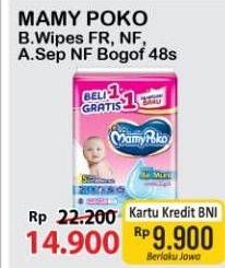 Promo Harga MAMY POKO Baby Wipes Antiseptik - Non Fragrance 48 pcs - Alfamart