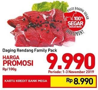 Promo Harga Daging Rendang Sapi Family Pack per 100 gr - Carrefour