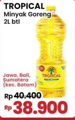 Promo Harga Tropical Minyak Goreng 2000 ml - Indomaret