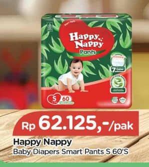 Promo Harga Happy Nappy Smart Pantz Diaper S60 60 pcs - TIP TOP