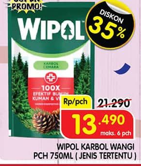 Promo Harga Wipol Karbol Wangi 750 ml - Superindo