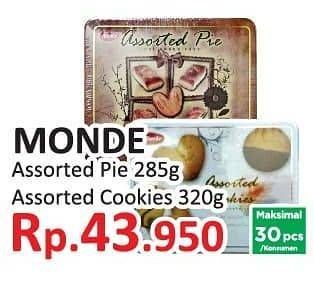 Promo Harga MONDE Assorted Pie 285 gr - Yogya