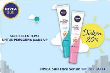 Promo Harga NIVEA Sun Face Serum Protect & White SPF 50+  - Indomaret
