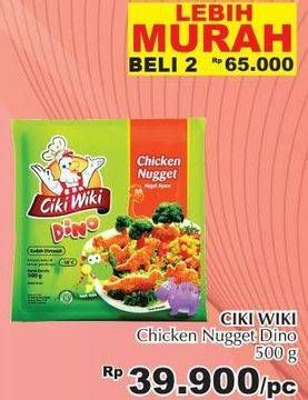 Promo Harga CIKI WIKI Chicken Nugget per 2 pouch 500 gr - Giant