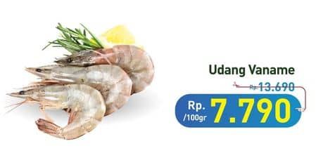 Promo Harga Udang Vanamae AK40-50 per 100 gr - Hypermart