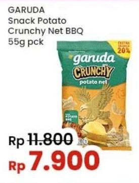 Promo Harga Garuda Snack Potato Crunchy Net Potato BBQ 55 gr - Indomaret