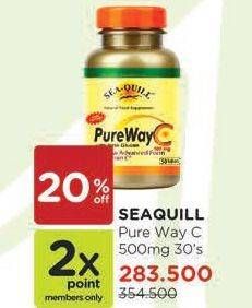 Promo Harga SEA QUILL Pure Way C 500 30 pcs - Watsons