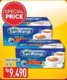 Promo Harga Sariwangi Teh Asli 50 pcs - Hypermart