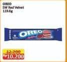 Promo Harga Oreo Biskuit Sandwich Red Velvet 119 gr - Alfamart